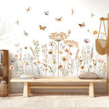 Boho Wild Flower Wall Stickers