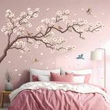 Oriental Flower Tree Wall Stickers