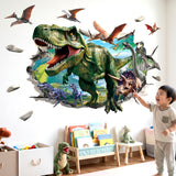 3D Dinosaur Wall Stickers
