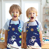 Space Planets Kids Apron
