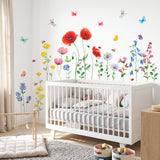 Wild Flowers Wall Stickers
