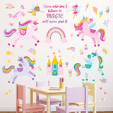 Unicorns and Fairies Wall Stickers