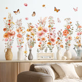 Boho Small Flowers Wall Stickers