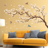 Oriental Flower Tree Wall Stickers_Inversion