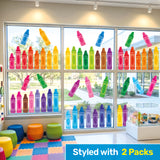 Colour Crayon Window Clings (CDS9-9007)