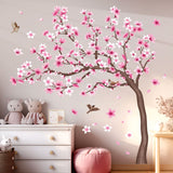 DECOWALL Cherry Blossom Tree Wall Stickers