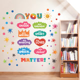 Colour quote Wall Stickers