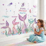 Mermaid Tail Wall Stickers (SG2-2505)