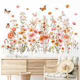 Boho Small Flowers Wall Stickers
