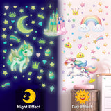 Glow in The Dark Unicorn Wall stickers