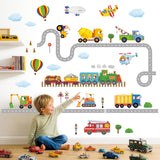 Construction Transportation on the Road Wall Stickers (SG2-2107)