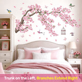 Flower tree and Cage Wall Stickers