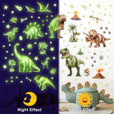 DECOWALL Glow in the Dark Dinosaur Wall Stickers (GDS4-7004)