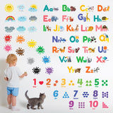 Alphabet Numbers Colours Weather Wall Stickers