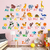 Colourful Animal Alphabet Wall Stickers