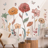 Boho flowers Wall Stickers