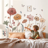 Boho flowers Wall Stickers