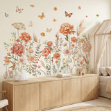 Boho Large Flowers Wall Stickers (SG2-2507)