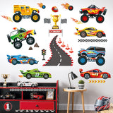 Racing Car Wall Stickers