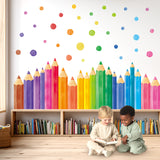 Extra Large Colour Pencil Wall Stickers (SG4-2522)