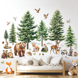 Woodland Forest Animals Wall Stickers(SG4-2520)