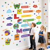DECOWALL Welcome Classroom Wall Stickers (SG2-2607)