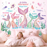 Mermaid Tail Wall Stickers