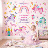 Unicorns and Fairies Wall Stickers