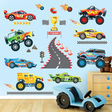 Racing Car Wall Stickers