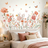Boho Large Flowers Wall Stickers (SG2-2507)