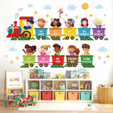 Train, Child and quote Wall Stickers