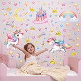 Glow in The Dark Unicorn Wall stickers