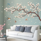 White Cherry Blossom Wall Stickers