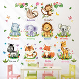 Baby Animals and Quote Wall Stickers