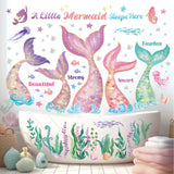 Mermaid Tail Wall Stickers