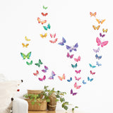 Watercolour Butterflies Wall Stickers