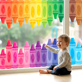 Colour Crayon Window Clings (CDS9-9007)