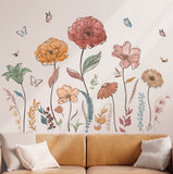 Boho flowers Wall Stickers