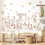 Watercolour boho flowers Wall Stickers