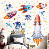 Rockets and Astronauts Wall Stickers