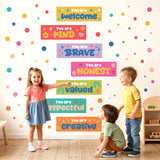 DECOWALL Positive Affirmation Wall Stickers for Kids (SG2-2603)