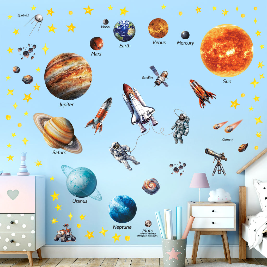Solar System Wall Stickers
