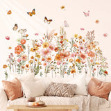 Boho Small Flowers Wall Stickers