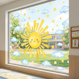 DECOWALL Sun and Cloud Wall Stickers (SG4-2610)