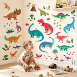 Colourful Dinosaur Wall Stickers (DS9-2115)