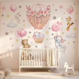 Animals Hot Air Balloon Wall Stickers (SG2-2408)