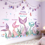 Mermaid Tail Wall Stickers (SG2-2505)