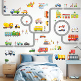 The Road and Transports Wall Stickers