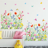 Garden Flowers Wall Stickers