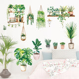 Green Plants Wall Stickers